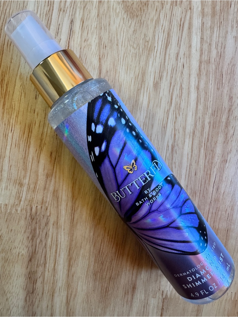 Bath & Body Works Butterflz Diamond Shimmer Mist - Blue & Purple